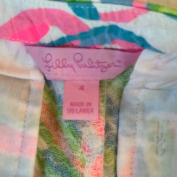 Lilly Pulitzer shorts… Very good condition… Size 4… 100% cotton - Picture 4 of 4